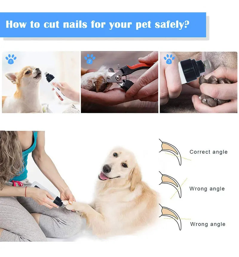 Cordless Electric Pet Nail File
