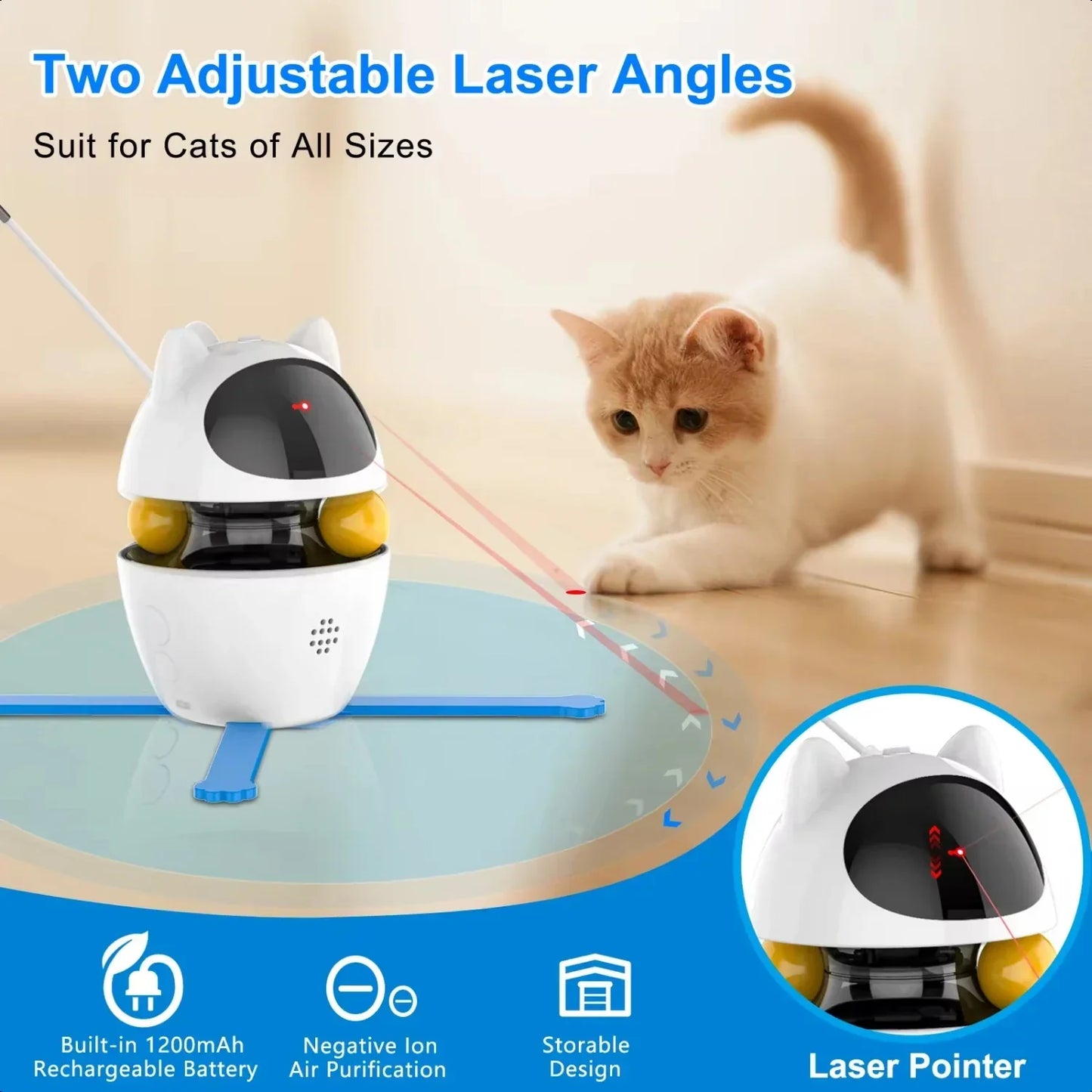 4-in-1 Cat Feather Toy