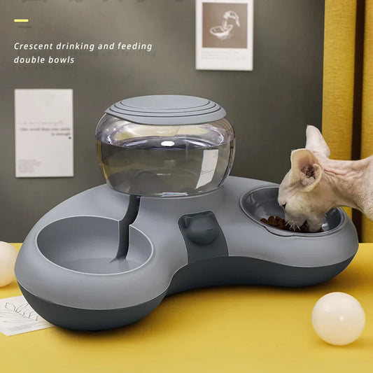 2 In 1 Auto Feeding Bowl for Cat