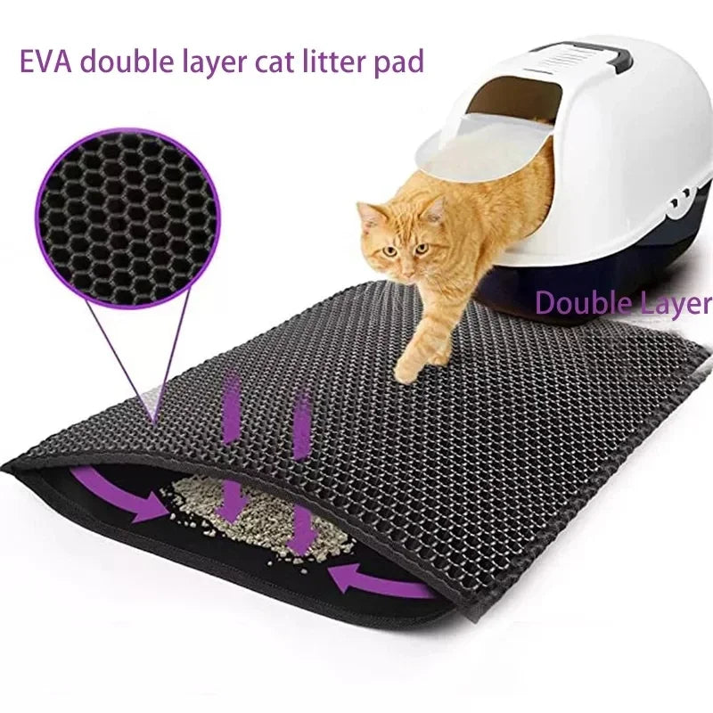 Traps litter between layers

