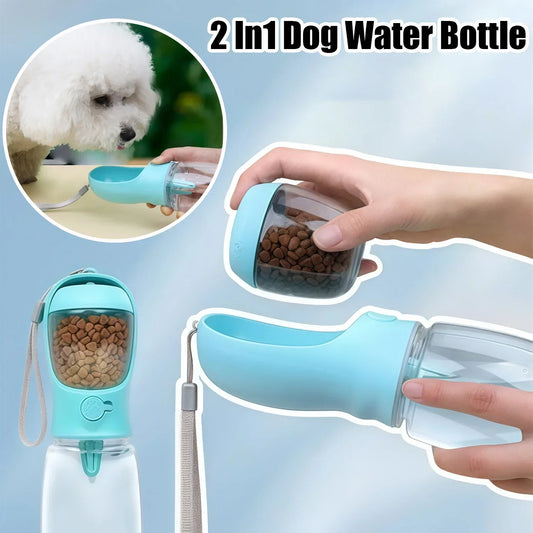2 In1 Dog Water Bottle