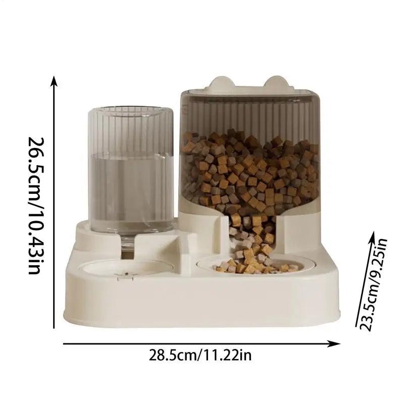 Large Automatic Water and Food Dispenser