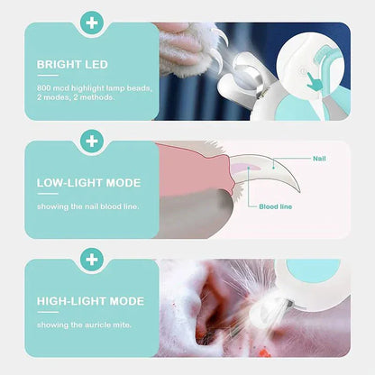 LED Light Nail Clipper